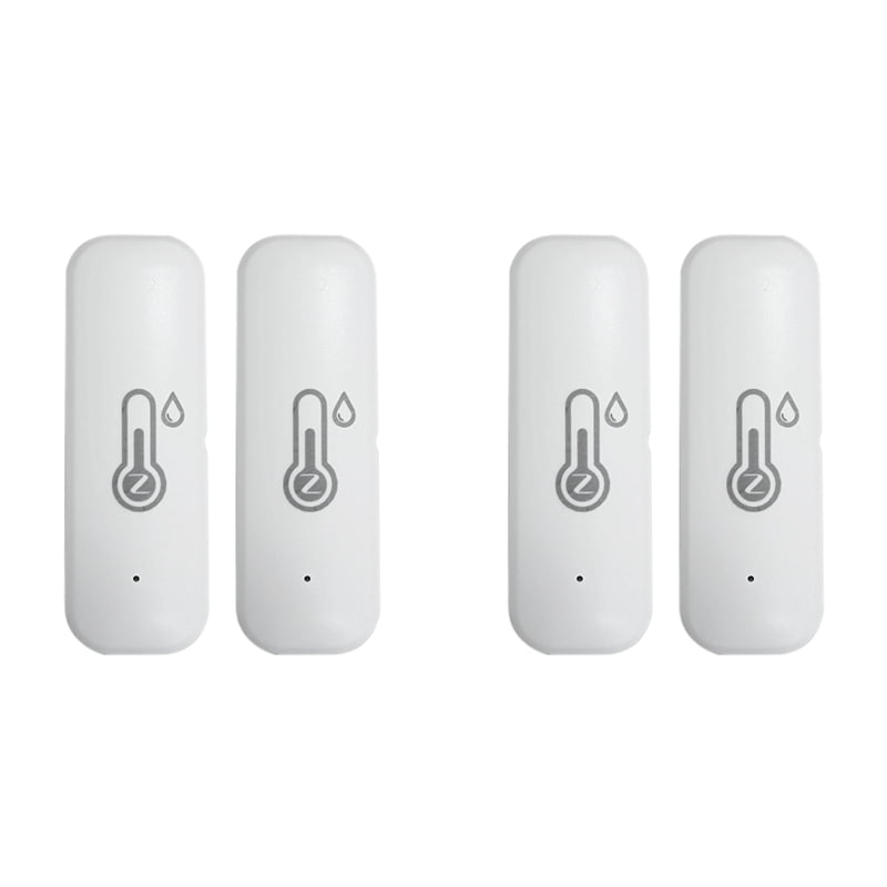 4X Tuya Zigbee Smart Temperature Humidity Sensor Outdoor IP65 Waterproof APP Remote Monitoring and Alerts Smart Home