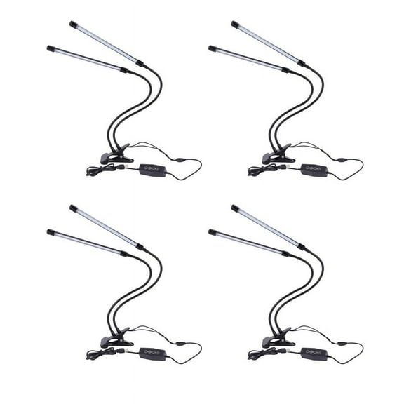 4X USB LED Indoor Grow Light,40W Full Spectrum Phyto Lamps Sunlight White for Plants House Hydroponics Grow