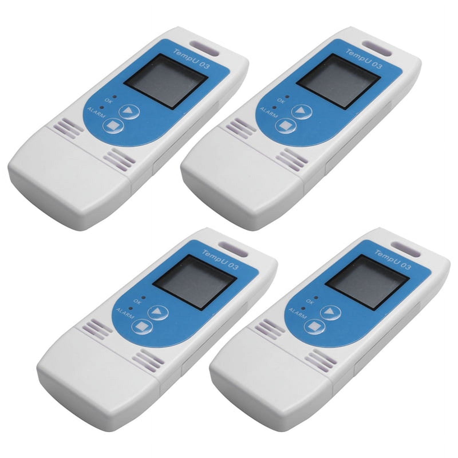 4X USB Temperature Humidity Data Logger Reusable RH TEMP Data Logger ...