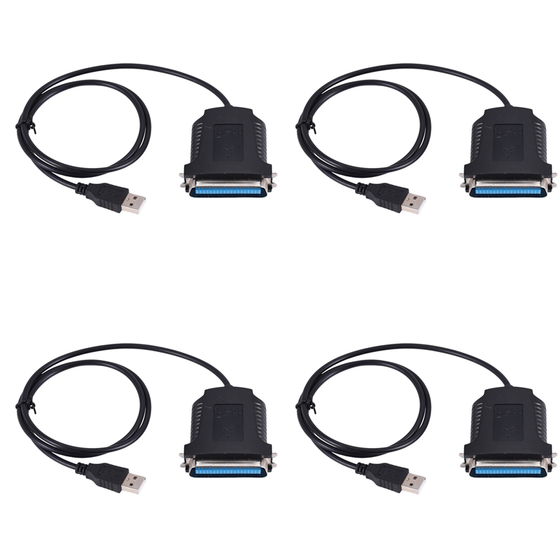 4X USB to Parallel 36 Pin Centronics Printer Adapter Cable - Walmart.com