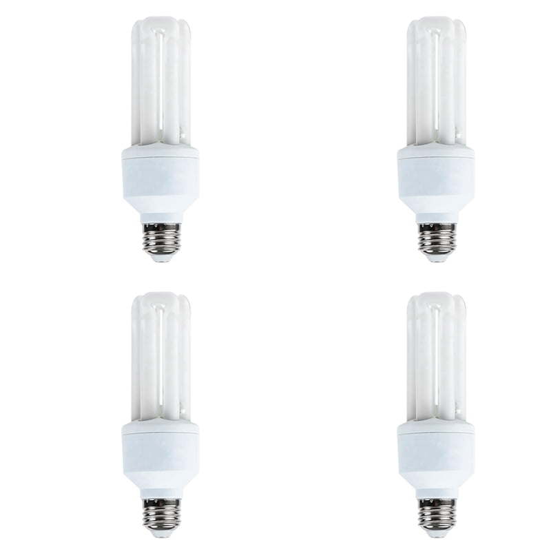 4X UVA UVB Light Bulb for Birds 2.4 UVB 20W Compact Flourescent Lamp for All Kinds Captive Birds A