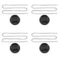 thumbnail image 1 of 4X Univeral 49mm Center Pinch Front Lens Cap for DSLR Camera, 1 of 6