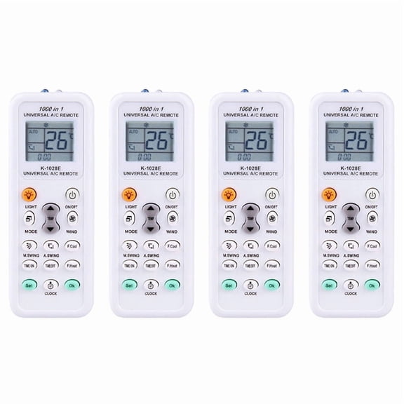 4X Universal 1000 in 1 LCD Low Power Consumption K-1028E Air Condition A/C Remote Control Controller