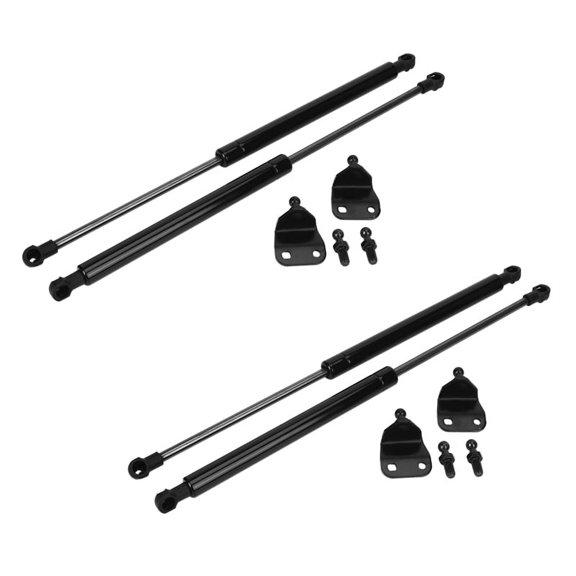 4X Universal 400mm 300N Car Front Cover Bonnet Hood Rear Trunk Boot Shock Lift Strut Support Bar Gas Spring