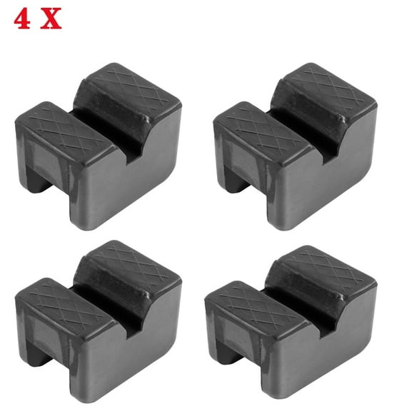 4X Universal Car Floor Jack Stand Pad Adapter Slotted Frame Rail Guard Portable