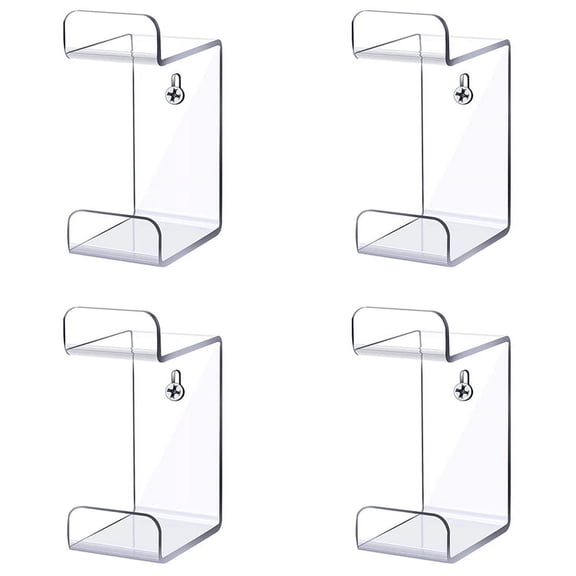 4X Universal Game Controller Holder Wall Mounted Headset Stand Hanger Space Saving Gamepad Holder for
