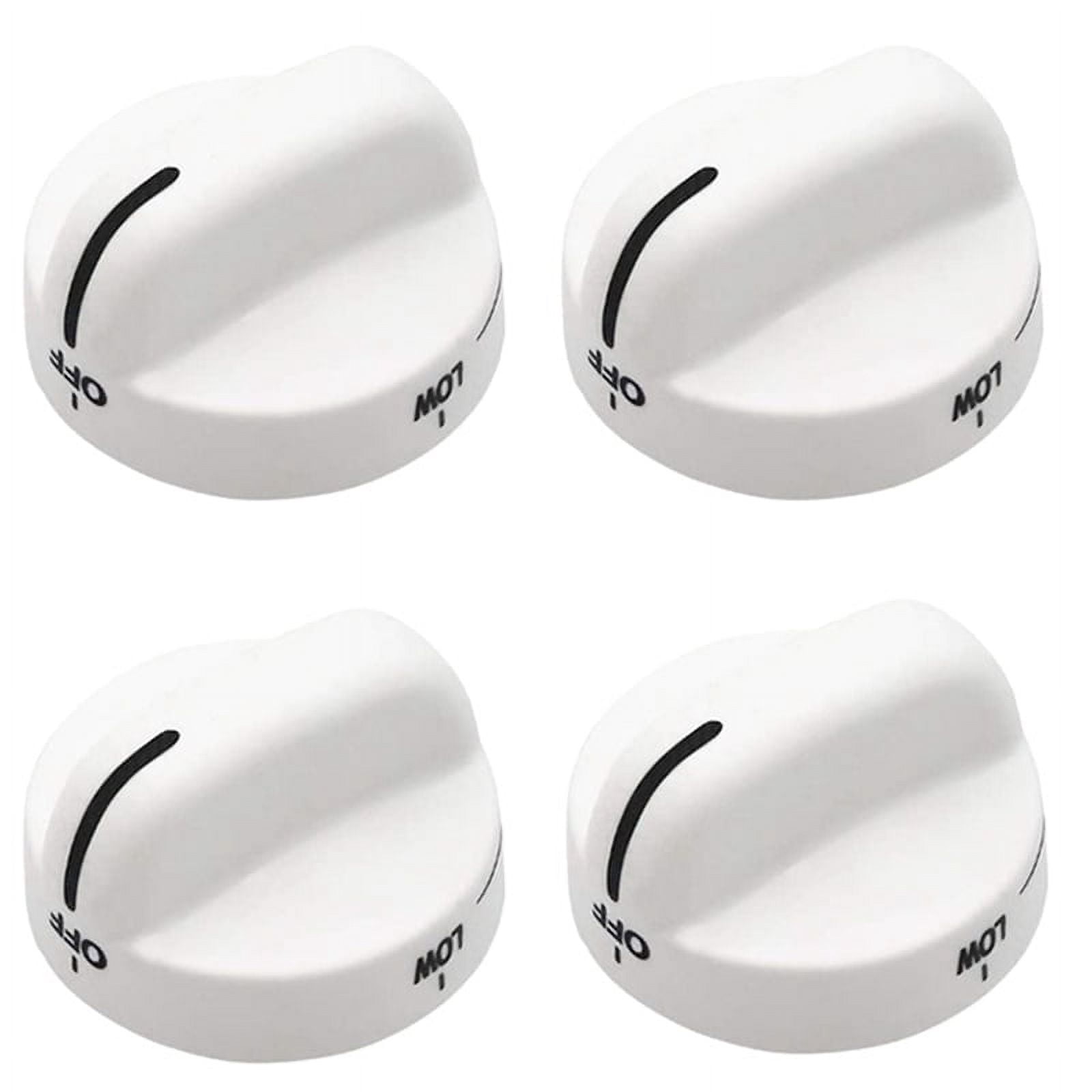 4X WP8273104 Control Knob Replacement Compatible with Stove/ Range 8273104 PS393679 8273112 WP8273104VP 8273284