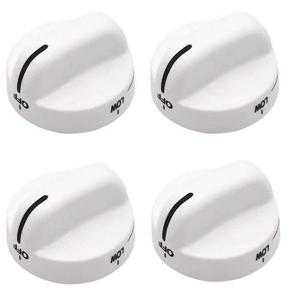 4X WP8273104 Control Knob Replacement Compatible with Stove/ Range 8273104 PS393679 8273112 WP8273104VP 8273284