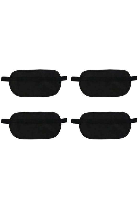 4X  Waist Pouch for Passport Money Belt Bag Hidden Security Wallet Black