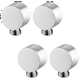 4X Wall Supply Elbow,Brass Round Wall Mount Shower Hose Connector