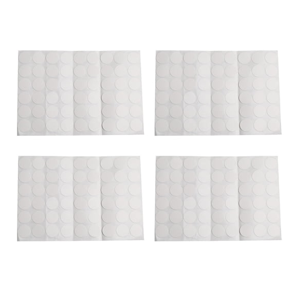 4X Wardrobe Cupboard Self-Adhesive Screw Covers Caps Stickers 216 in 1 White