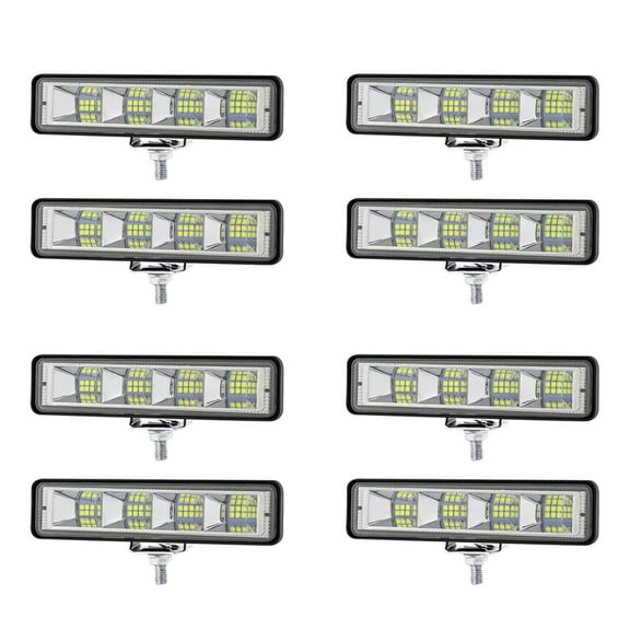 4X Waterproof Led Boat Lights,2 Lights 72W Waterproof Tested Deck/Dock Marine Lights 2200LMS 120Flood Light,Ship Lights