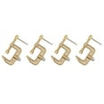 4X Welding Ground Clamp, 500A Current GType Solid Brass Ground Clamp