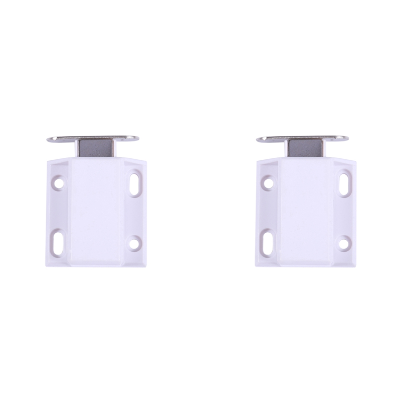 4X White Push to Open Door Drawer Catch Touch Latch