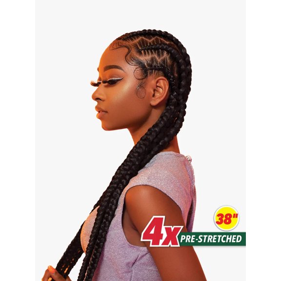 4X X-PRESSION PRE-STRETCHED BRAID 38″ (3 Packs)