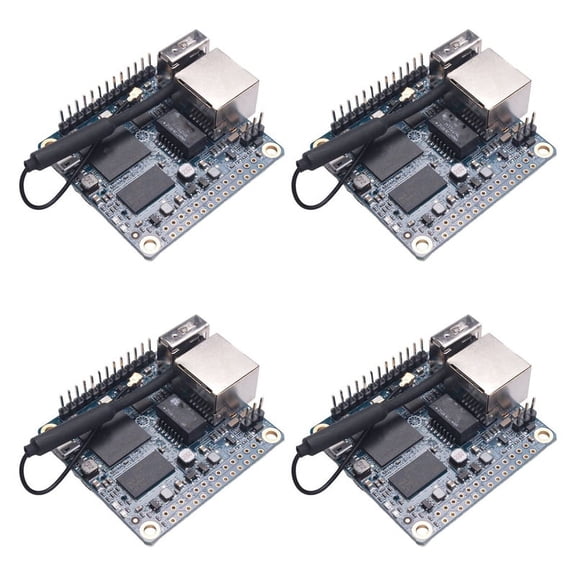 4X for Zero 512MB Development Board+Protective White Case ,H3 Quad Core Open-Source Mini Single Board Set