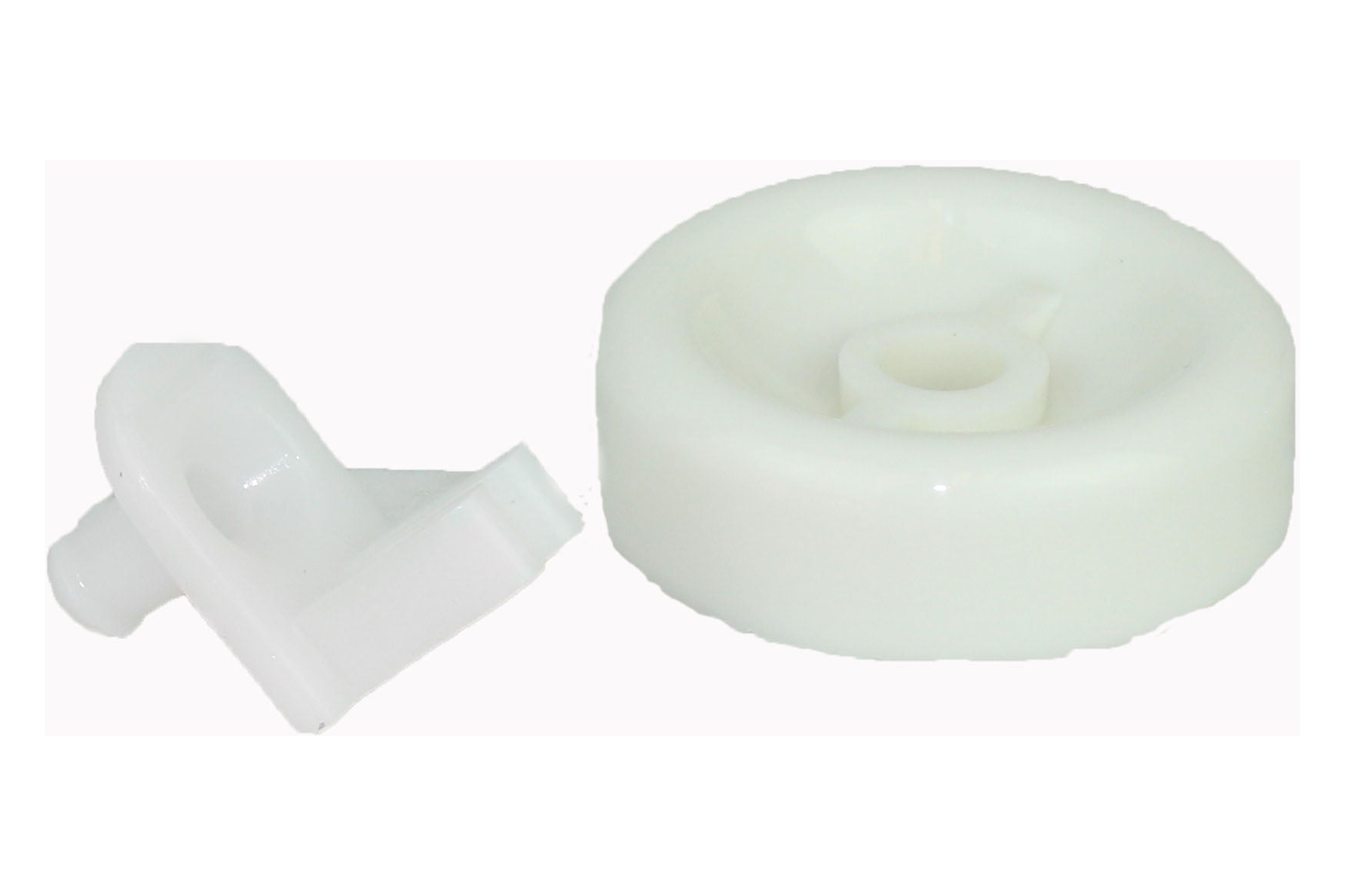 4X fits WD12X10267 GE Dishwasher Lower Rack Roller Wheels PS11726733, AP5986365