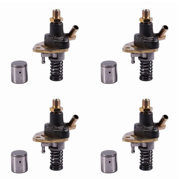 4X for 186F Fuel Injection Pump Without Solenoid Valve for 186 186F 10HP Engine Oil Pump Tiller Accessories