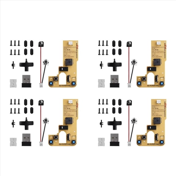 4X for Bamboo Lab DIY 3D Printing Wireless Mouse Kit Model 002 Computer Components with Printer Parts and Hardware