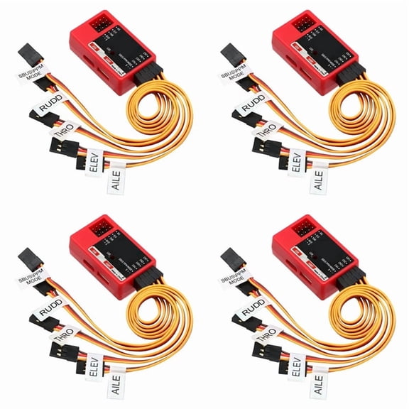 4X for FMS Reflex V3 Flight Controller Gyro Stabilizer RC Aircraft FMS Warbird Fixed Gyro Functionality Drone Helicopter