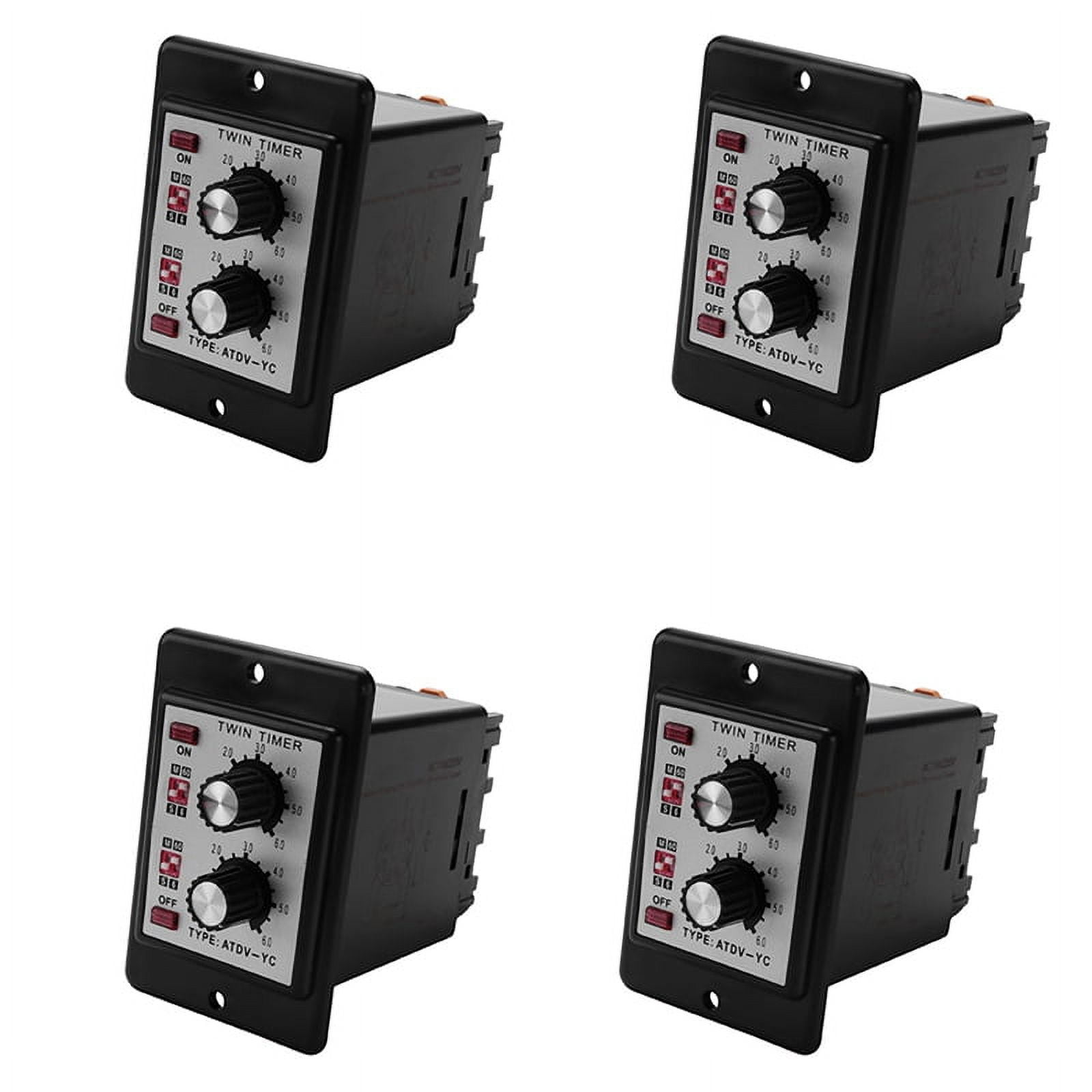 4X on Off Twin Relay Knob Control Time Switch ATDV- 6S-60M Relay Board ...