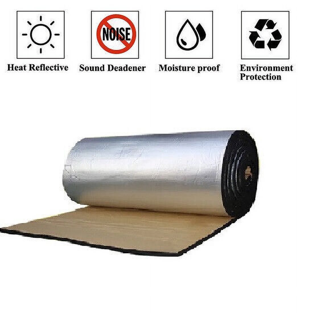 4X10 REFLECTIVE PEEL STICK Heat Shield Sound Deadener Car Insulation