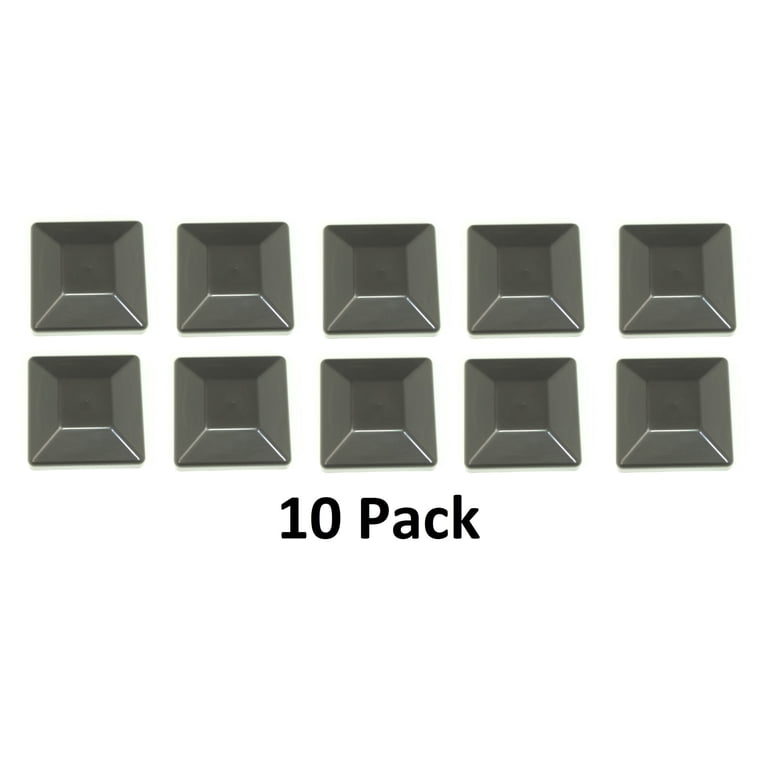 Pyramid Style Fence Post Protectors Heavy Duty Plastic Fence Post Caps ...