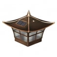 thumbnail image 1 of 4X4 Copper Plated Ambience Solar Post Cap, 1 of 1