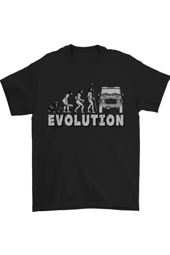 4X4 Evolution Off Road Mudding Adventure Humor Graphic Cotton Top Unisex T-Shirt, up to size 5XL
