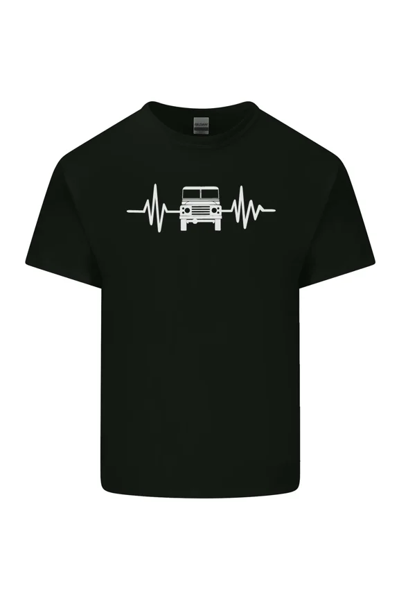 4X4 Heart Beat Pulse Off Road Roading for an Adventure and Car and Unisex T-Shirt, up to size 5XL