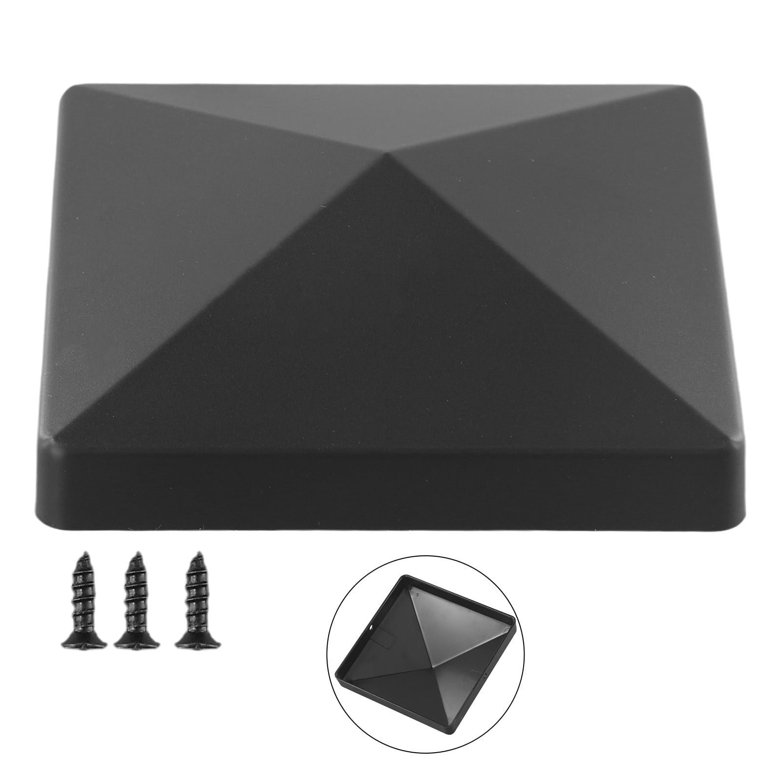 4X4 Post Caps Wood Fence Post, WaterProof UVProof Durable PP Plastic