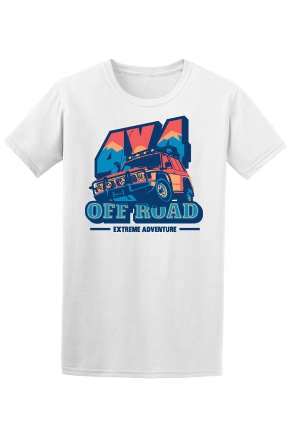 4X4 Off-Road Extreme Adventure T-Shirt Men -Image by Shutterstock, Male x-Large