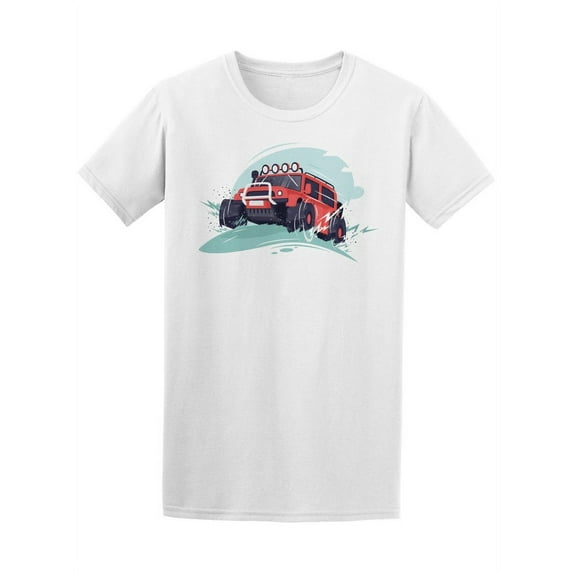4X4 Off-Road Truck Expedition T-Shirt Men -Image by Shutterstock, Male Small