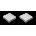 thumbnail image 1 of 4X4 (True) (100mm) Fence Post Plastic Pyramid Post Cap For A Post White - 2 Pack, 1 of 6