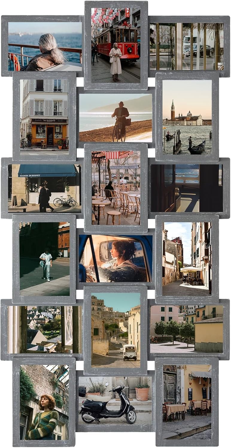 4X6 Collage Picture Frames for Wall Decor, 18 Opening Collage Wall ...