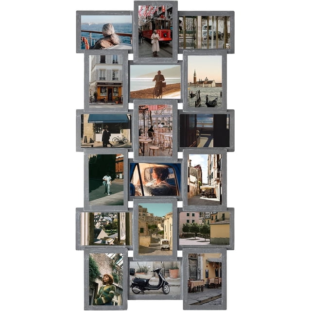 4X6 Collage Picture Frames for Wall Decor, 18 Opening Collage Wall ...