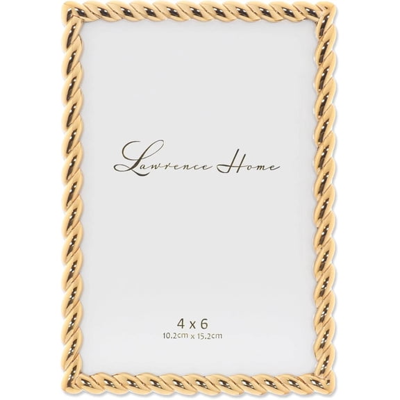 4X6 Golden Rope Picture Frame (712046)