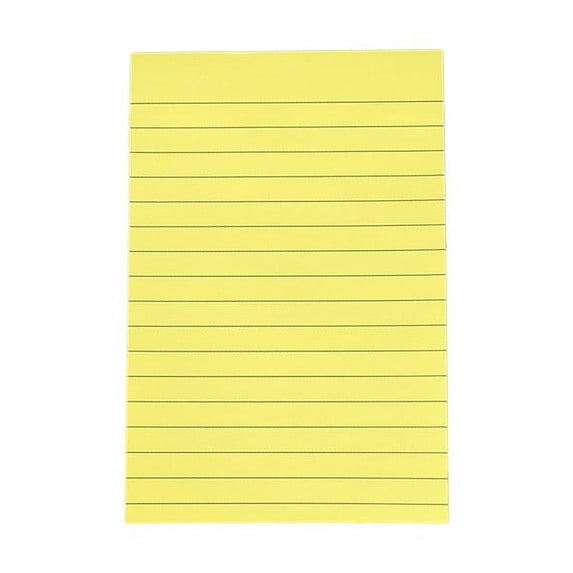 4X6 Inch Lined Stick Note Pads, Super Sticky Memo Sheets for Desk Organization Home Office office Supplies Planning Writing Notes Reminder, 1 Sticky Note