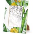 4X6 Picture Frame Banana Tree Solid Wood Photo Frame With Shatter
