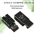 thumbnail image 1 of 4X8Pin 40 Series Graphics Card ATX3.0 12VHPWR 12+4P 600W 180 Degree Power Converterk9877, 1 of 7