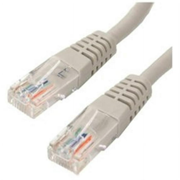 4XC6PATCH15GR 15 ft Cat6 Molded RJ45 UTP Patch Cable - Grey