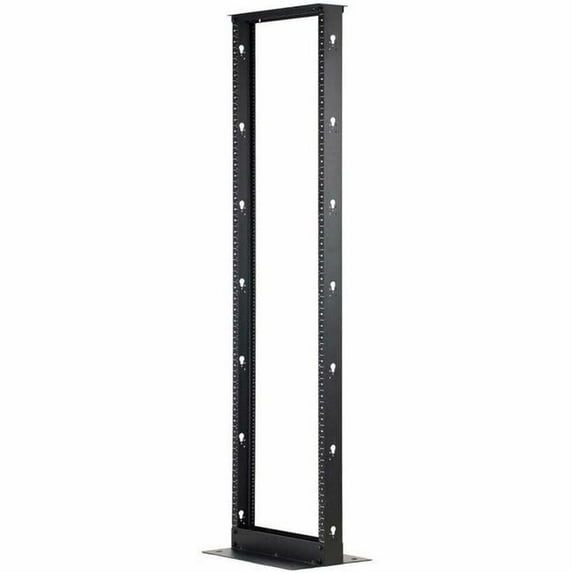 4XEM 2-Post Open Frame Rack, 300kg load capacity 19-inch rackmount ...