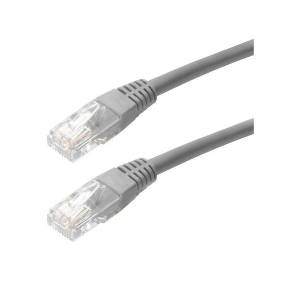 4XEM 4XC5EPATCH15GR 15 ft. Cat 5E Grey Molded RJ45 UTP Patch Cable