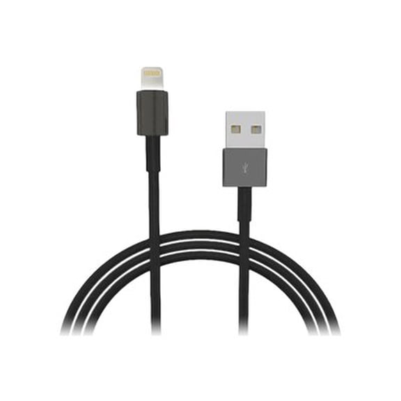 4XEM 4XLIGHTNINGBK Black 8 Pin Lightning To USB Cable For iPhone/iPod/iPad