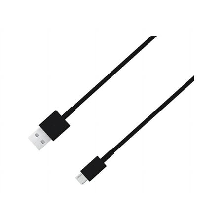 4XEM 4XMUSBCBLBK Black Micro USB To USB Data/Charge Cable For Samsung/HTC/Blackberry