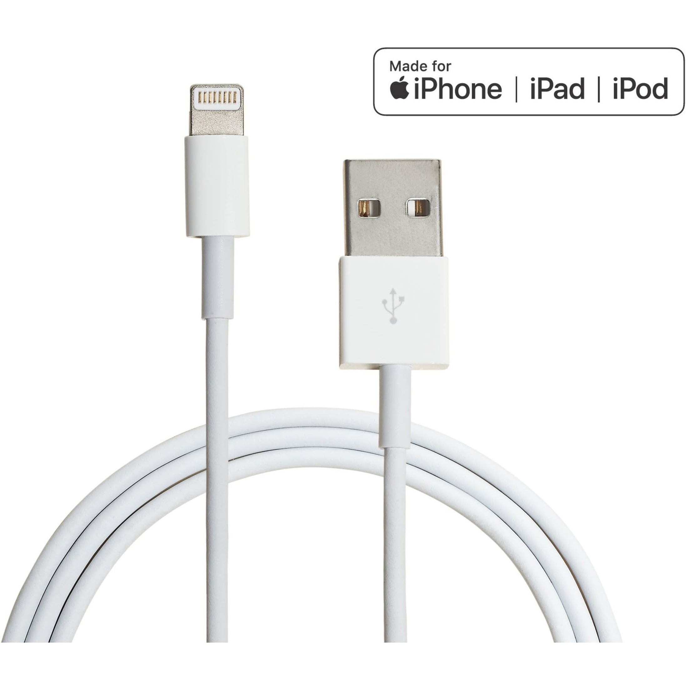 4XEM 4XUSB8PINCBL White 8-Pin Lightning to USB Cable