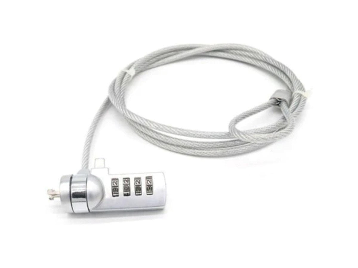 4XEM Laptop Combination Lock- 6FT - 6 ft Cable - Resettable - 4-digit ...