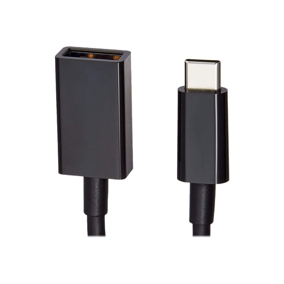 4XEM USB-C Male to USB-A Female Adapter, Black