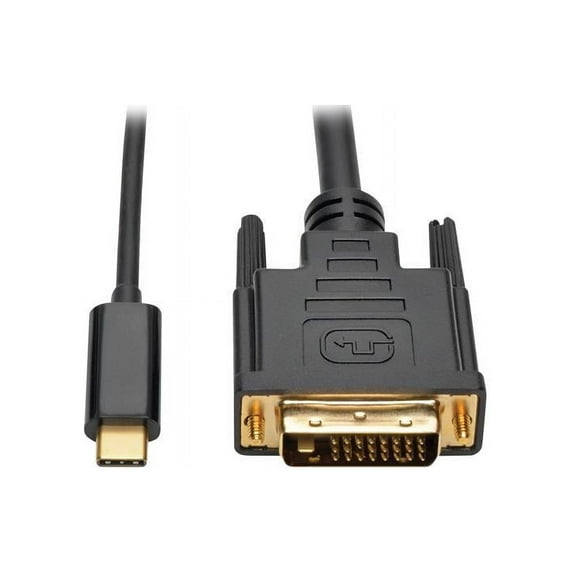 4XEM USB-C to DVI Cable 6ft-Black 4XUSBCDVI6B