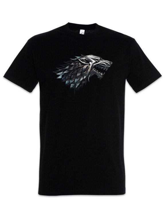 4XL & 5XL WINTER WOLF T-SHIRT - Game House Of TV Stark Thrones XXXXL XXXXXL